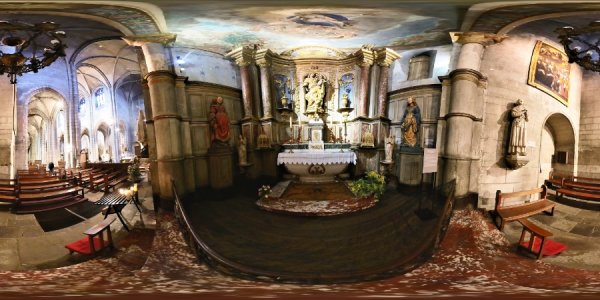 Chapelle de la Vierge – Collégiale Saint-Salvi Albi : Retable Baroque, Assomption Céroni & Statues Judith Esther