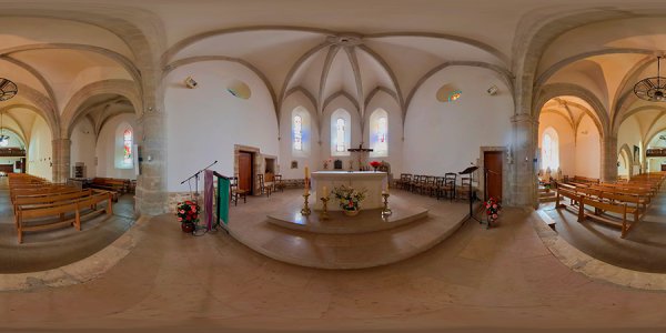 Eglise Saint-Georges de Compolibat 