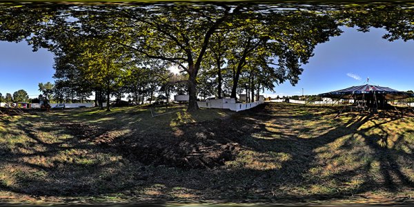 Cap Festval - Le Vibal - Montage du site J-1