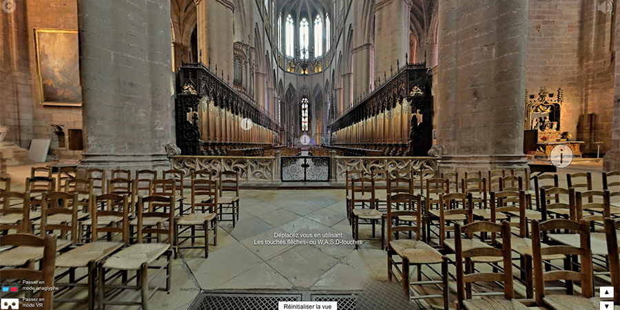 La Cathédrale de Rodez en réalité virtuelle