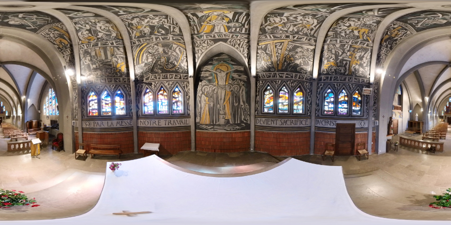 Peintures murales de l'église Notre-Dame des Mines d'Aubin